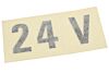 Aufkleber 24V