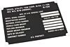 Typenschild M1046