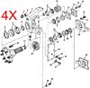 4x 12K Radnaben (ohne CTIS)