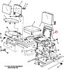 Sitzgestell Fahrer A0 HMMWV