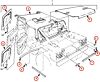 Kit Verdeck Weiß für HUMMER Sottop
