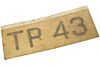 Aufkleber Reifendruck TP-43