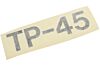 Aufkleber Reifendruck TP-45
