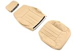 SET Sitzbezug rücksitze LEDER TAN