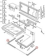 Dichtung Scheibenrahmen