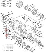 Gummipuffer Verteilergetriebe