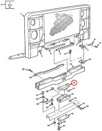Motorhaubenscharnier oben 5 Ton