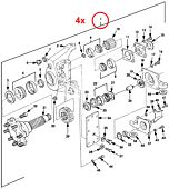 4x 12K Radnaben (mit ABS)