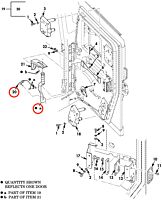 Griff Türveriegelung Links M1114