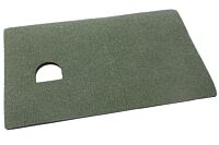 Dämmmatte hinter Fahrersitz