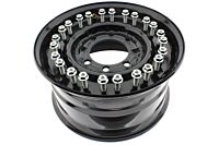 KIT 24-Bolz Felge Load Range E schwarz glänzend