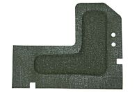 Dämmmatte am Schalthebel