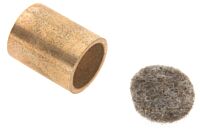 Bronze Lager Anlasser hinten