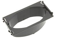 Adapter Ovalanschluss Lüftungsgitter