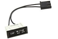 Beleuchtete Anzeige Temperaturverstellung