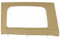 Einsteckfenster hinten links tan