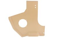 Verkleidung Fußraum Breifahrer mit Lautsprecher TAN 