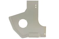 Verkleidung Fußraum Breifahrer mit Lautsprecher GRAU