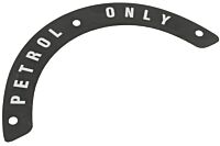 Schild Haupttank (Petrol Only)