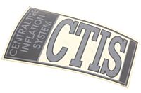 Aufkleber CTIS einteilige Stahlfelge