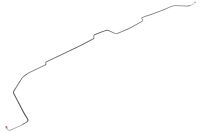 ABS Bremsleitung für hinten RECHTS