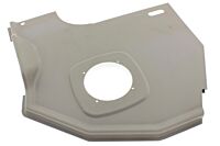 Verkleidung Fußraum Fahrer mit Lautsprecher GRAU