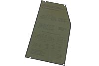 Typenschild Beifahrer M1097A2 Special Forces