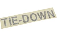 TIE DOWN Aufkleber