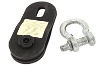 Umlenkrolle Seilwinde Mile Marker mit Schäkel