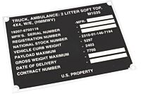 Typenschild M1035