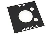 Blechschild Deep Water Fording Ventil