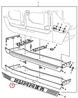 Aufkleber Rocker Panle (Links)