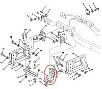 Halter Crossmember / Spurstange