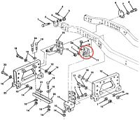 Halter mit Öse 4. Querträger