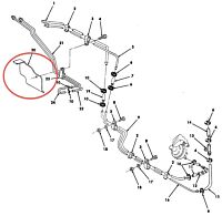 Schutzblech Haupttank hinten A1 / A0