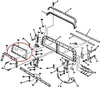 Windschutzscheibe leicht gepanzert links