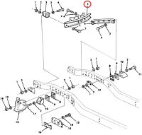 Kleine Heckstoßstange (frühe Ausführung)