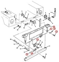 Heckklappe AM General Schriftzug