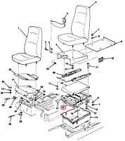 Höhenverstellbare Sitzkonsole