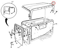 2 Sitzer Verdeck grün