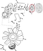 Flansch für Lüftergetriebe
