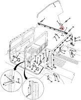 Schraube Spriegelhalter