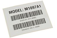 Barcode Aufkleber M1097A1