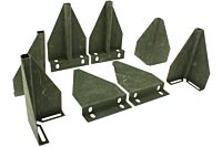 Set Halter Vedeckgestänge M1101/02
