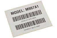 Barcode Aufkleber M997A1