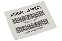 Barcode Aufkleber M998A1