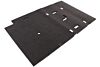 Dämmmatte hinten rechts (ohne Sitzkasten) schwarz