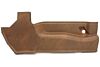 Verkleidung Fußraum Fahrer rechts in BRAUN