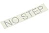 Aufkleber NO STEP