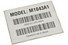 Barcode Aufkleber M1043A1
